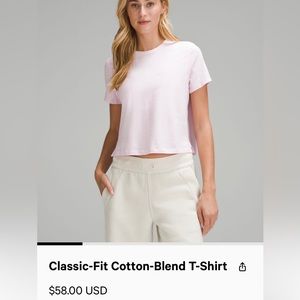 Lululemon Cotton blend T-shirt